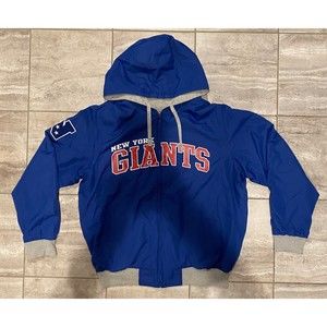 New York NFL giants reversible windbreaker and hoodie